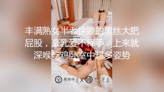 丰满熟女半老徐娘的黑丝大肥屁股，豪乳爱不释手，上来就深喉吃鸡卧室中超多姿势